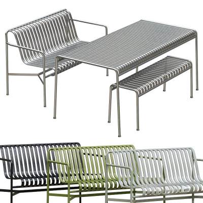 PALISSAD现代户外金属餐桌椅